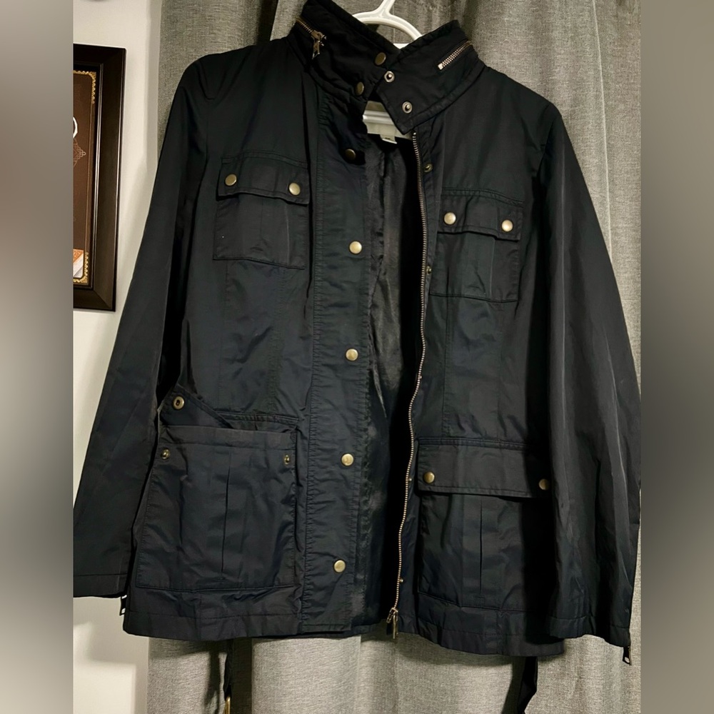 Women’s Hooded Anorak Rain Coat and Windbreaker